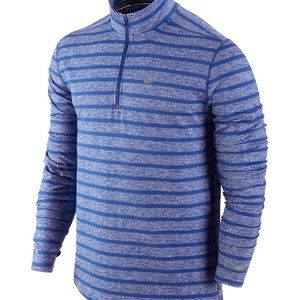Nike Blue Striped Men's Shirt